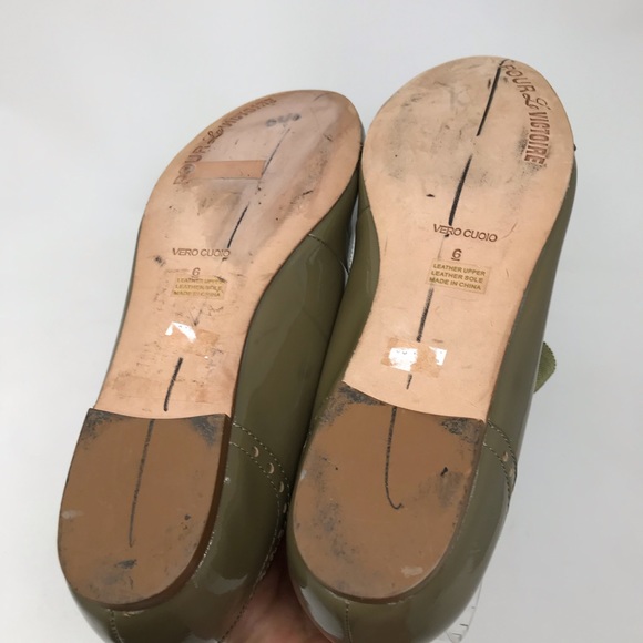 Pour La Victoire Avocado Green Retro Lace Oxfords - Picture 4 of 8